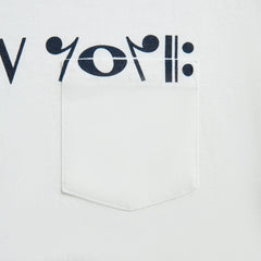 Engineered Garments Printed Cross Crewneck Tee - White