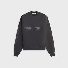 Essentials Cropped Relaxed Chicago Sweatshirt - Vintage Black