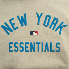 Essentials Mets Sport Hoodie - Heather Stone / Black