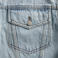 Entire Studios Shrunken Denim Jacket - Old Blue