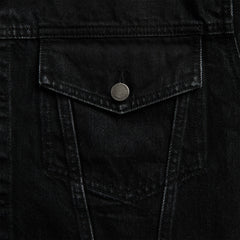 Entire Studios Shrunken Denim Jacket - Magnetite