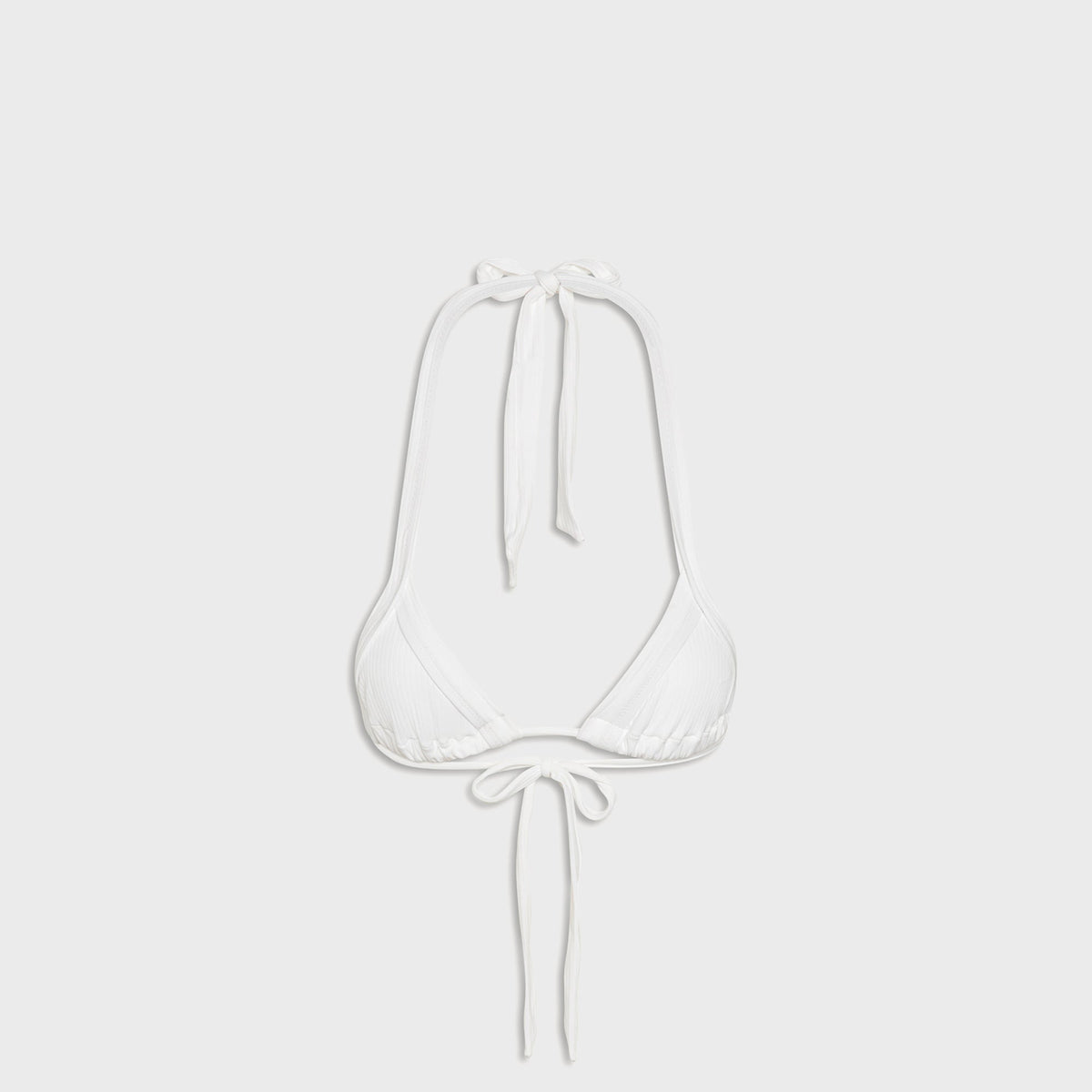 Frankies Bikinis x Paige Lorenze Taite Ribbed Bikini Top - Marry Me