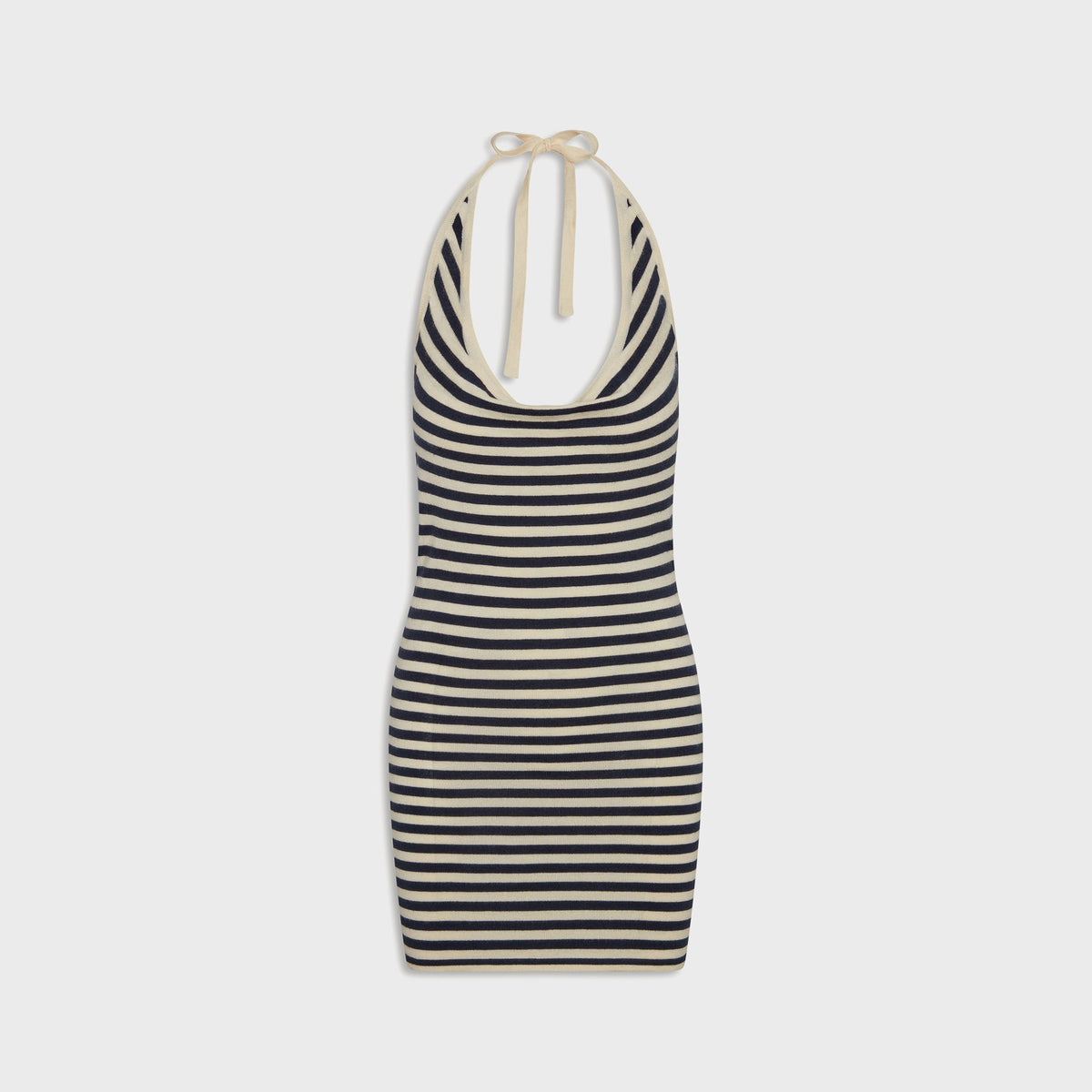 Frankies Bikinis Moon Cloud Knit Mini Dress - Barefoot Stripe