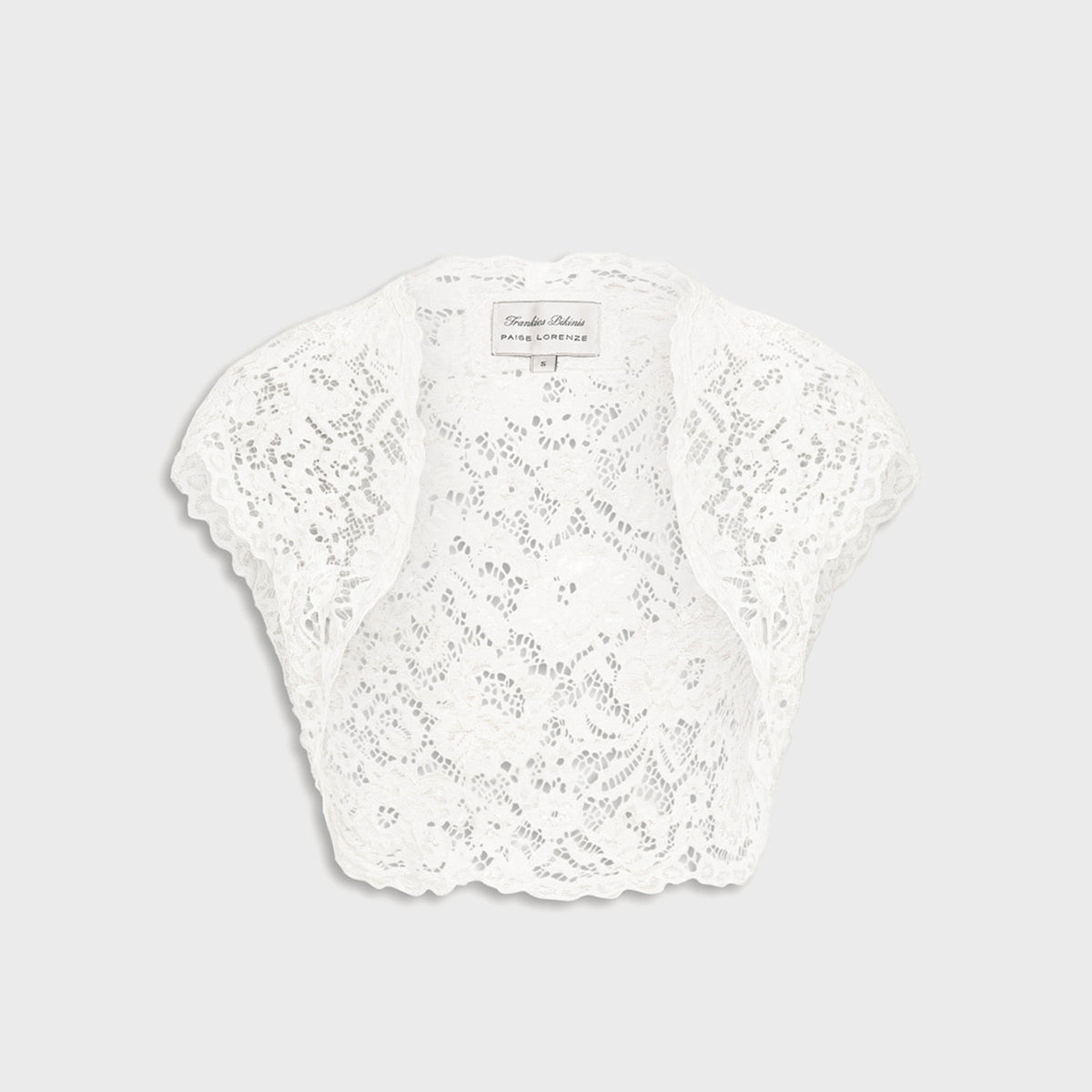 Frankies Bikinis x Paige Lorenze Love Story Lace Bolero - Sunday Ceremony