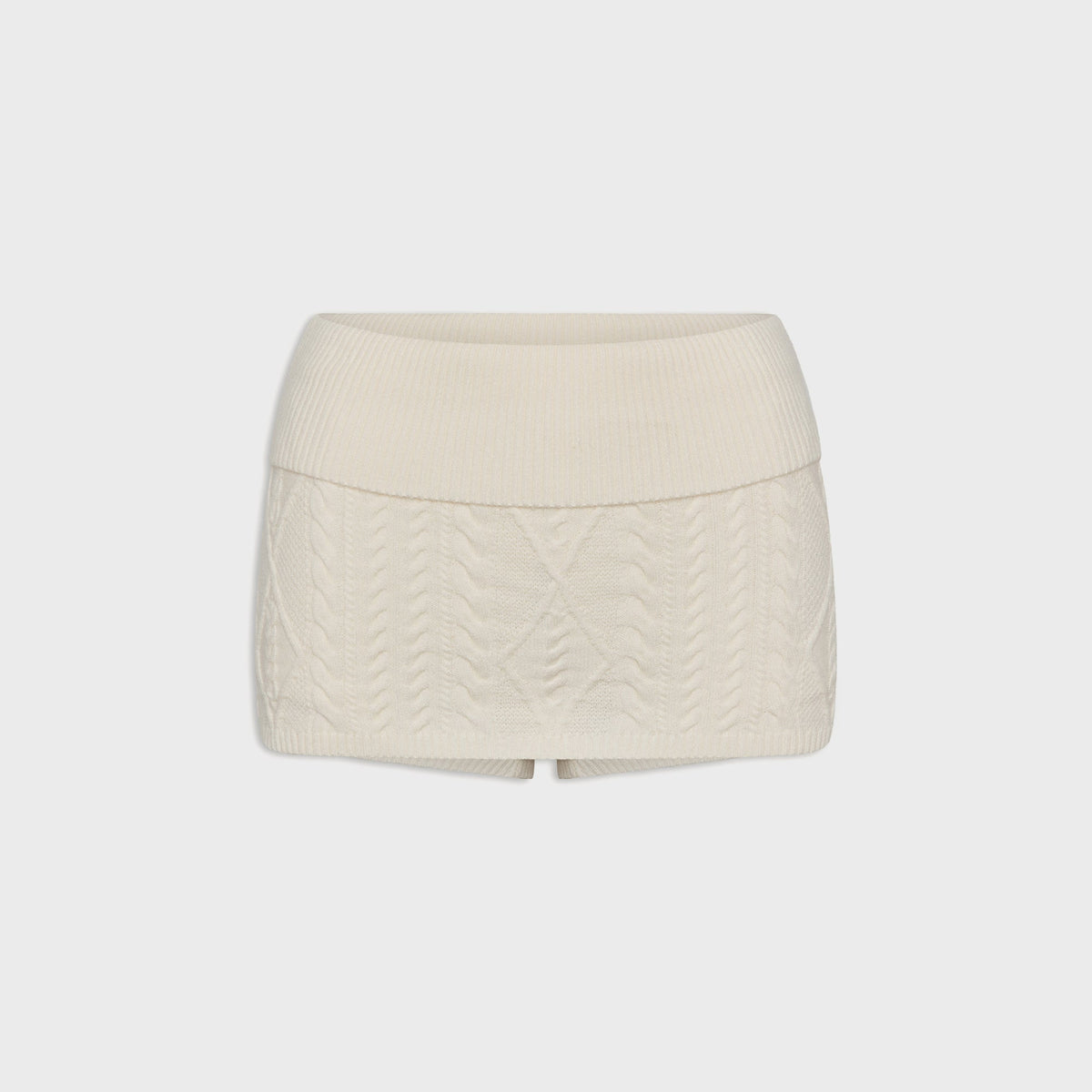 Frankies Bikinis Briar Cable Knit Skort - Honeymoon