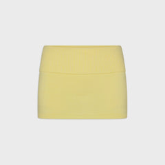 Frankies Bikinis x Jennie Briar Cloud Knit Skort - Morning Light