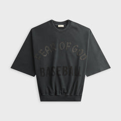 Fear Of God Baseball Cut Sleeve Sweatshirt - Black