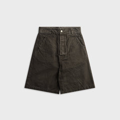 Fear Of God Washed Canvas Utility Short - Black