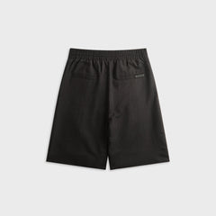 Fear Of God Striped Wool Baggy Short - Black