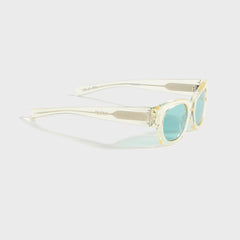 Flatlist Shade 01 - Crystal Yellow / Solid Teal Lens