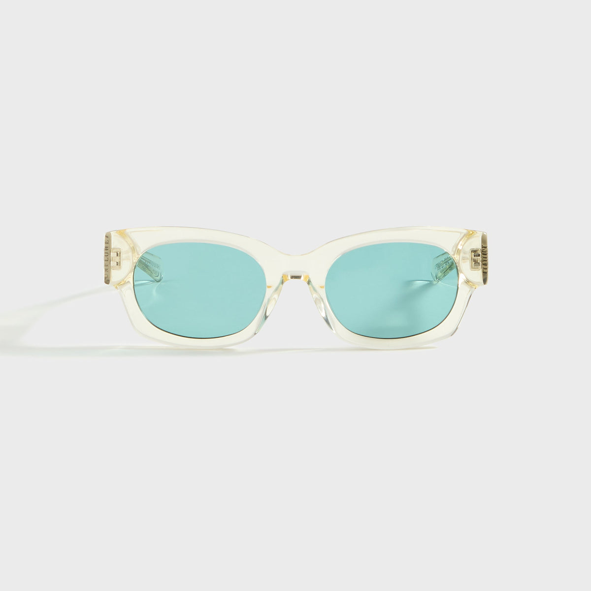 Flatlist Shade 01 - Crystal Yellow / Solid Teal Lens