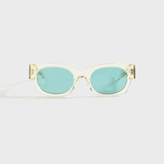 Flatlist Shade 01 - Crystal Yellow / Solid Teal Lens
