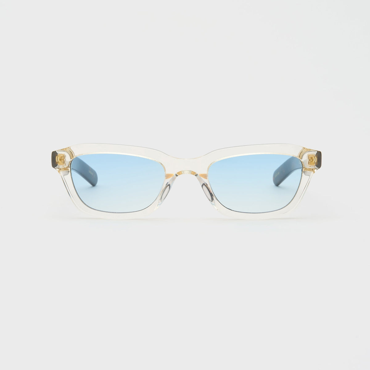 Flatlist Clint - Crystal Yellow / Dark Tortoise / Light Blue Lens