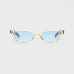 Flatlist Clint - Crystal Yellow / Dark Tortoise / Light Blue Lens