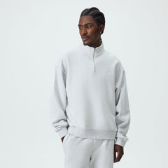 Kith Nelson Quarter Zip - Light Heather Grey