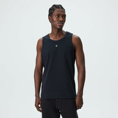 Kith Crest Ribbed Tank - Black