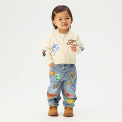 Kith Baby NY to the World Cardigan - Sandrift