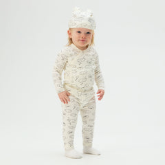 Kith Baby Printed Ribbed Bodysuit Set - Silk