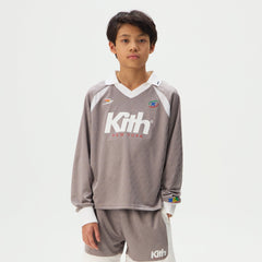 Kith Kids Long Sleeve Soccer Jersey Polo - Argon