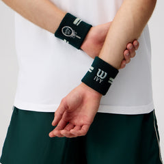 Kith Ivy for Wilson Terry Stripe Wristbands - Ivy Green