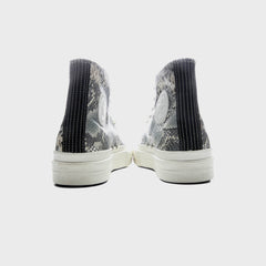 Converse First String Chuck Taylor All Star - Silver / Snow White / Black