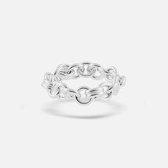 Spinelli Kilcollin Medium Fused Serpens Ring - Silver