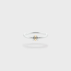 Spinelli Kilcollin Sirius SG Core Ring - Silver / Gold