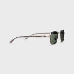 Gucci GG2074S Square Frame Sunglasses - Silver / Grey