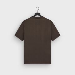 Giorgio Armani & Kith Monogram Short Sleeve Thompson Camp Collar Shirt - Kindling