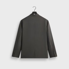 Giorgio Armani & Kith &Kin Milano Crepe Collarless Jacket - Dark Ash