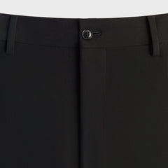 Giorgio Armani & Kith &Kin Milano Crepe Flat Front Trouser - Black