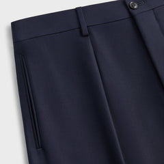 Giorgio Armani & Kith &Kin Flat Front Trouser - Blue / Navy