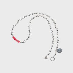 Gottlob Edition No. 2 Necklace - Red / White