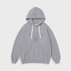 vowels Faded Collegiate Hoodie - Grey Heather
