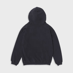 vowels Faded Collegiate Hoodie - Black