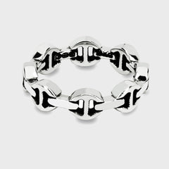 Hoorsenbuhs Dame Tri-Link Ring - Silver