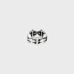Hoorsenbuhs Dame Classic Tri-Link Ring - Sterling Silver