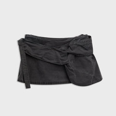 Hyein Seo Knotted Mini Skirt - Black