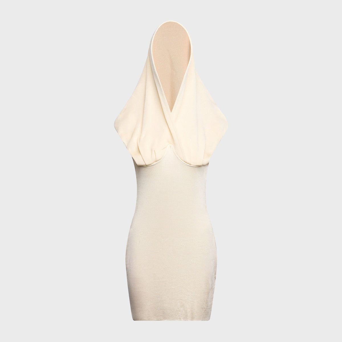 Isa Boulder Lowhood Mini Dress - Ivory