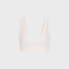 NikeSKIMS Matte Double Strap Scoop Bra - Ivory