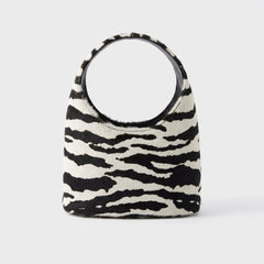 DOTTHZ Iris Bag - Zebra Pony Hair
