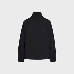 NikeSKIMS Matte Tricot Oversized Full Zip Track Jacket - Obsidian