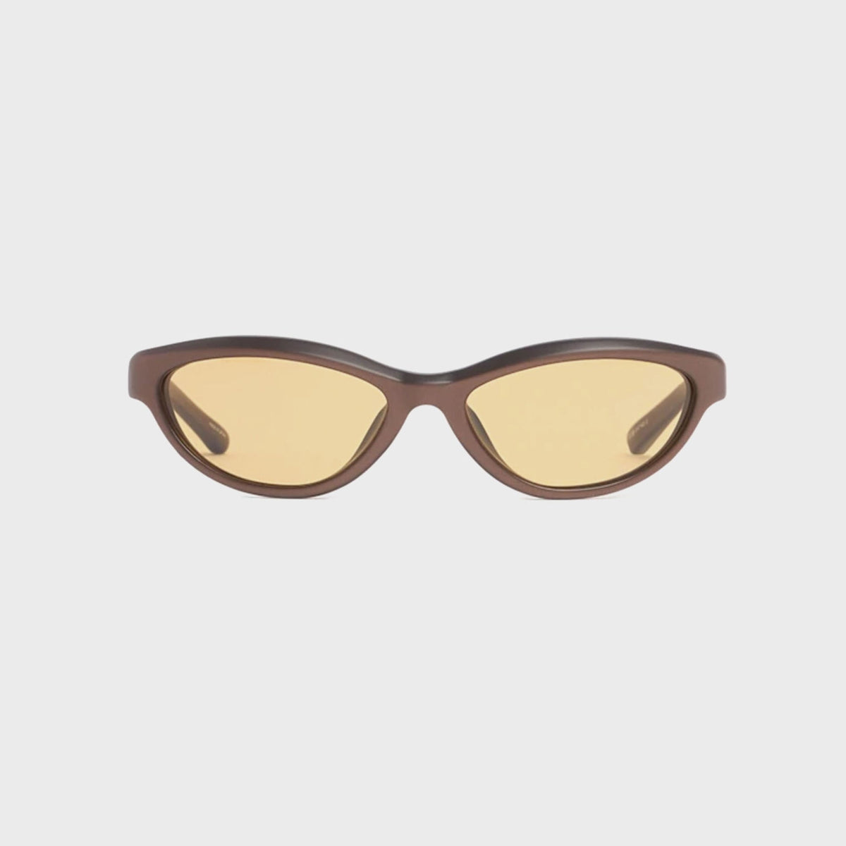 Jacquemus Curvo Sunglasses - Matt Metallic Brown