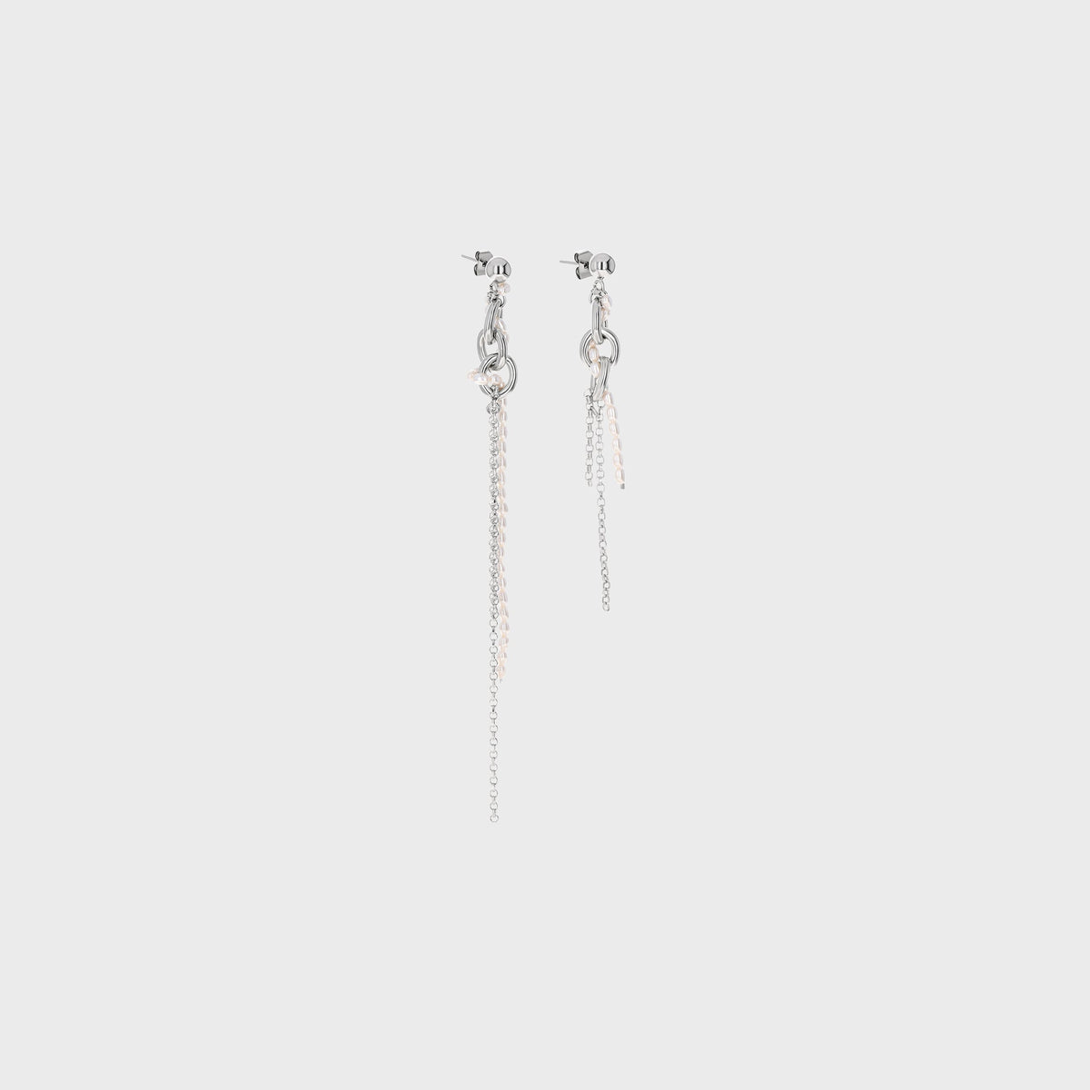 Justine Clenquet Salem Earrings - Palladium