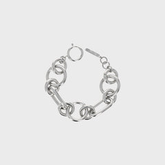 Justine Clenquet Troy Bracelet - Palladium