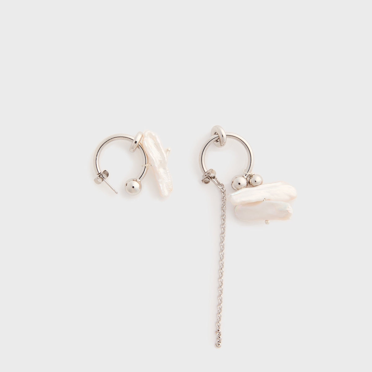 Justine Clenquet Sunny Earrings - Palladium