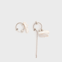 Justine Clenquet Sunny Earrings - Palladium