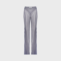Jean Paul Gaultier Re-Edition Flare Trousers - Morphing Stripes