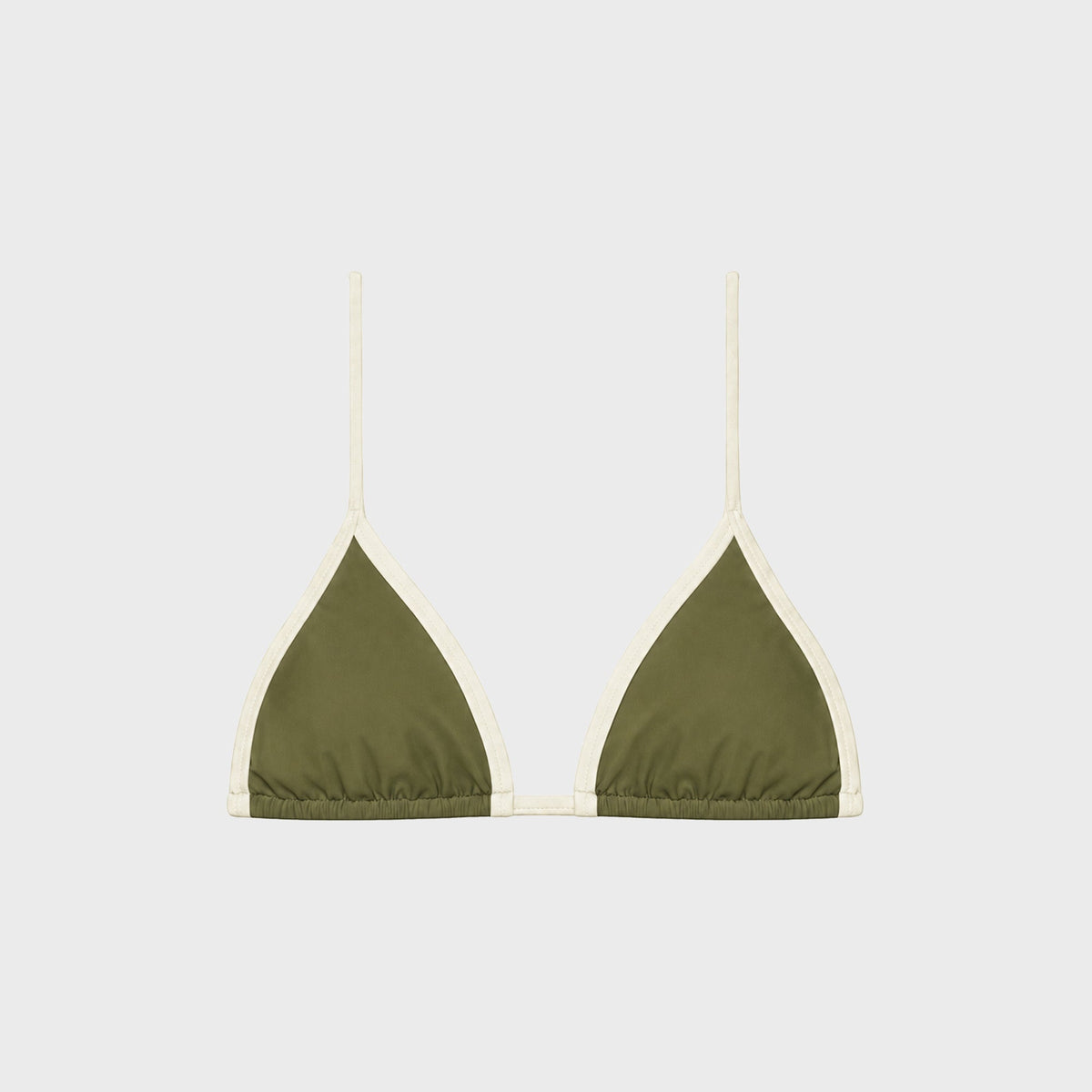 JADE Via Top - Olive / Ivory