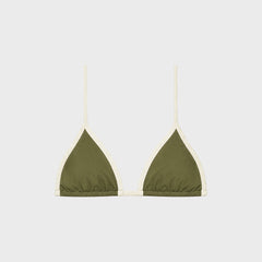 JADE Via Top - Olive / Ivory